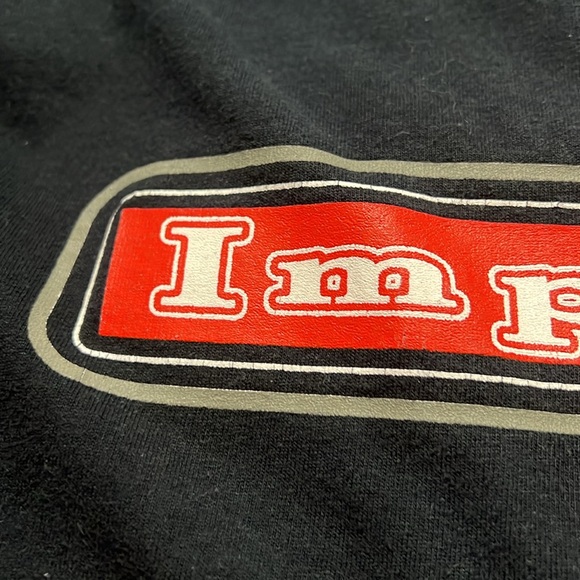 Vintage Chevrolet Impala SS Print Out Black T Shirt Sz M GUC - Picture 6 of 10